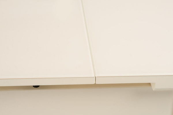 Раскладной обеденный стол Vetro Mebel TM-79 Матовый Молочный-8