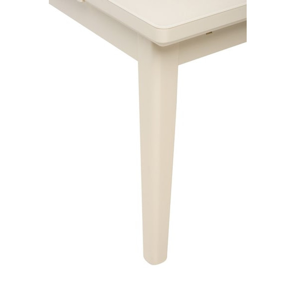 Раскладной обеденный стол Vetro Mebel TM-79 Матовый Молочный-16