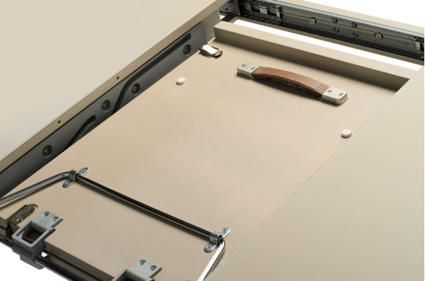 Раскладной обеденный стол Vetro Mebel TML-519 Матовый капучино-5