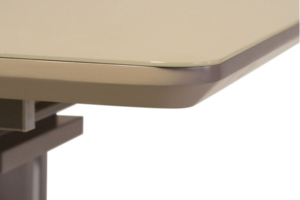 Раскладной обеденный стол Vetro Mebel TML-560 Матовый капучино Раскладной обеденный стол Vetro Mebel TML-560 Матовый капучино-4