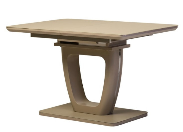 Раскладной обеденный стол Vetro Mebel TML-560 Матовый капучино Раскладной обеденный стол Vetro Mebel TML-560 Матовый капучино-0