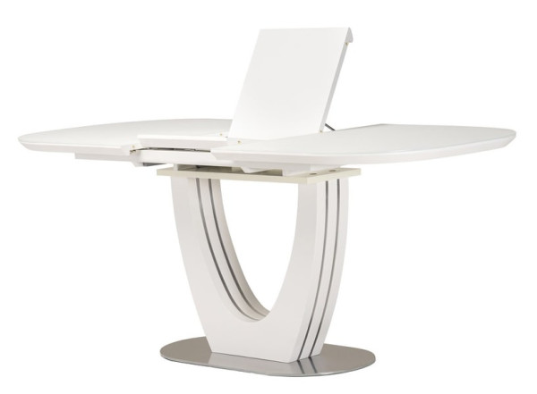 Раскладной обеденный стол Vetro Mebel TML-765 Белый-2