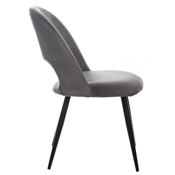 Стілець Vetro Mebel M-33 Попелястий вельвет-2