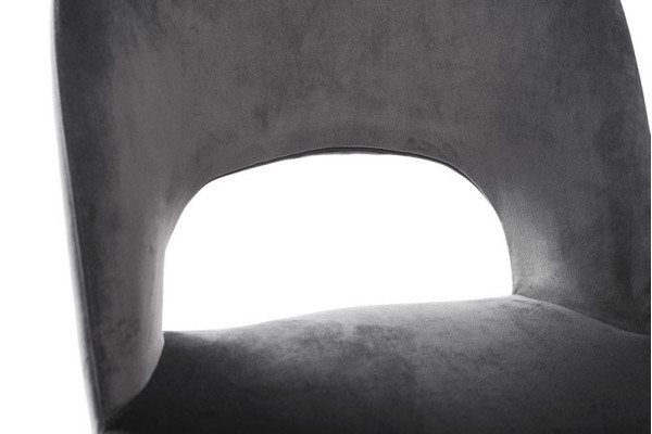 Стілець Vetro Mebel M-33 Попелястий вельвет-8