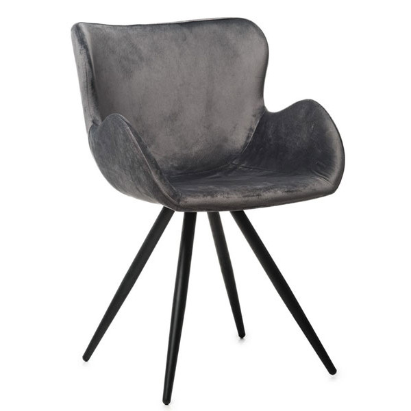 Стілець Vetro Mebel M-50 Попелястий вельвет-0