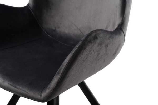 Стілець Vetro Mebel M-50 Попелястий вельвет-9