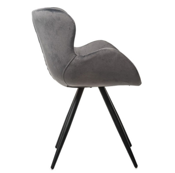 Стілець Vetro Mebel M-50 Попелястий вельвет-2