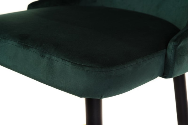 Напівбарний стілець Vetro Mebel B-128 Смарагдовий вельвет-10