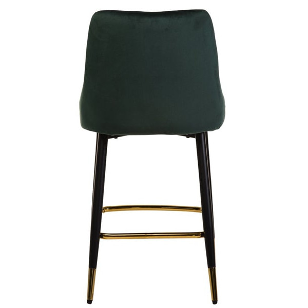 Напівбарний стілець Vetro Mebel B-128 Смарагдовий вельвет-5