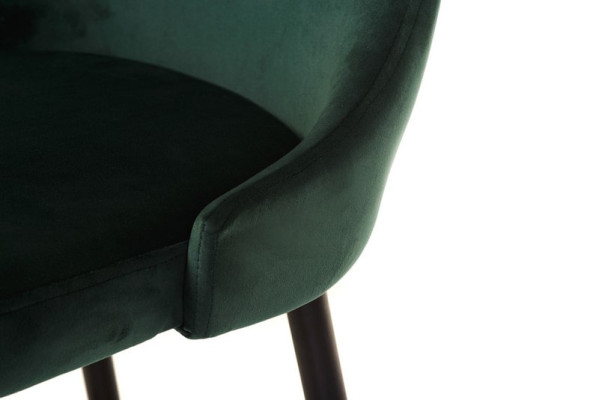 Напівбарний стілець Vetro Mebel B-128 Смарагдовий вельвет-9