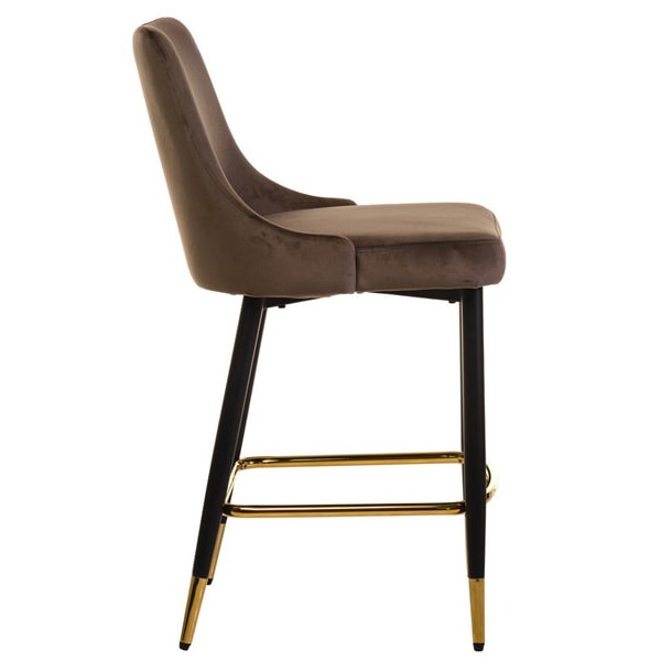 Напівбарний стілець Vetro Mebel B-128 Мокко вельвет-2