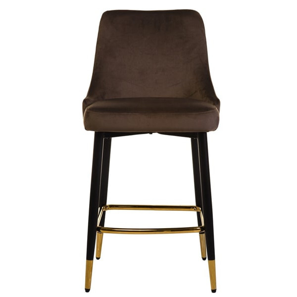 Напівбарний стілець Vetro Mebel B-128 Мокко вельвет-1