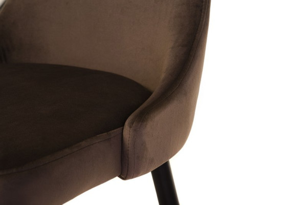 Напівбарний стілець Vetro Mebel B-128 Мокко вельвет-8