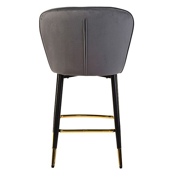 Полубарный стул Vetro Mebel B-126 Серый вельвет-4