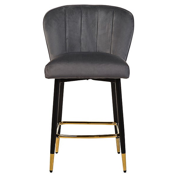 Полубарный стул Vetro Mebel B-126 Серый вельвет-1