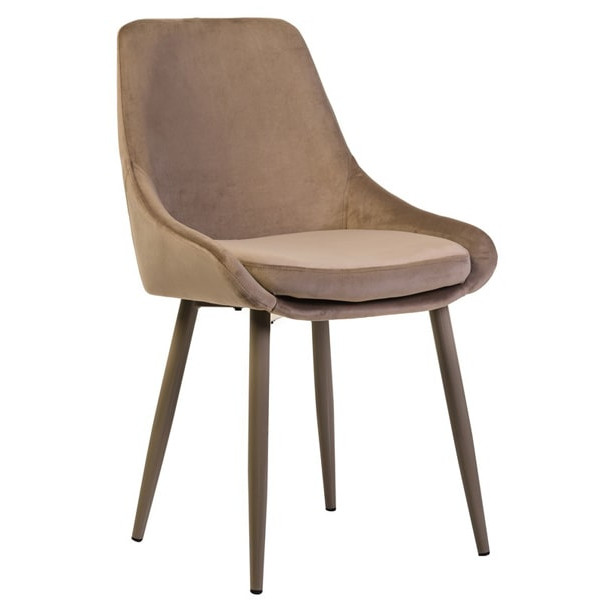 Стілець Vetro Mebel N-49 Капучіно велюр-0