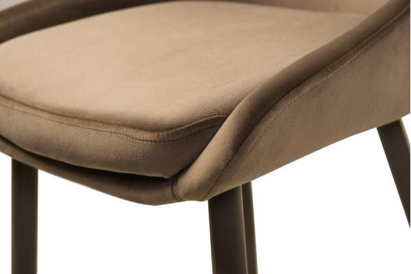 Стілець Vetro Mebel N-49 Капучіно велюр-9