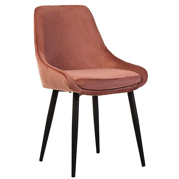 Стілець Vetro Mebel N-49 Пудровий велюр-0