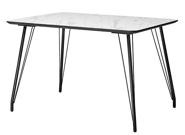 Обідній стіл Vetro Mebel TM-47 Білий мармур-0
