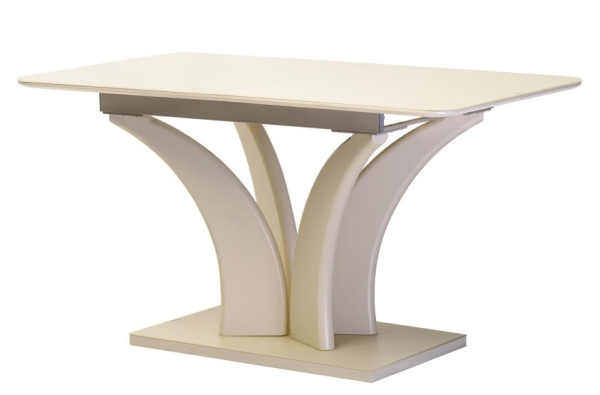 Раскладной обеденный стол Vetro Mebel TML-515 Матовый молочный-0
