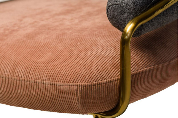 Кресло Vetro Mebel Адель Серый-розовый Кресло Vetro Mebel Адель Серый-розовый-8