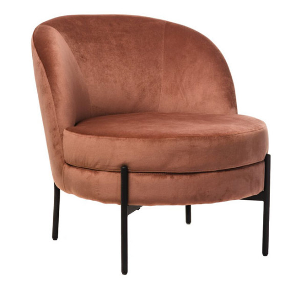 Кресло Vetro Mebel Белла Роза вельвет Кресло Vetro Mebel Белла Роза вельвет-0