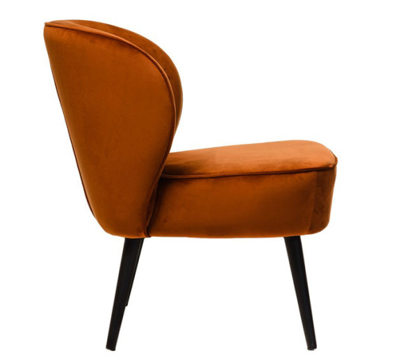 Крісло Vetro Mebel Фабіо Мідний вельвет-2