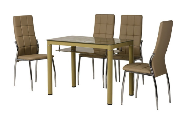 Стол обеденный Vetro Mebel T-300-2 Кофе мокко Стол обеденный Vetro Mebel T-300-2 Кофе мокко-6