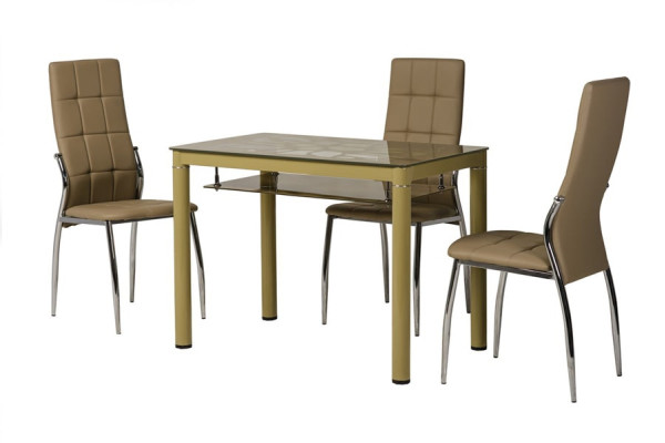 Стол обеденный Vetro Mebel T-300-2 Кофе мокко Стол обеденный Vetro Mebel T-300-2 Кофе мокко-7