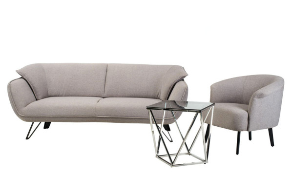 Кресло Мишель Vetro Mebel Серое Кресло Мишель Vetro Mebel Серое-11