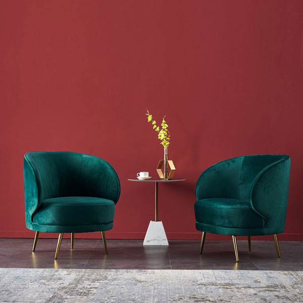 Крісло Vetro Mebel Сильвія Смарагд вельвет Крісло Vetro Mebel Сильвія Смарагд вельвет-4