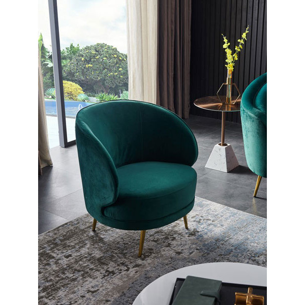Крісло Vetro Mebel Сильвія Смарагд вельвет Крісло Vetro Mebel Сильвія Смарагд вельвет-3