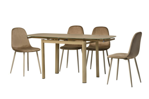 Стол раскладной обеденный Vetro Mebel T-600-2 Кофе мокко-3