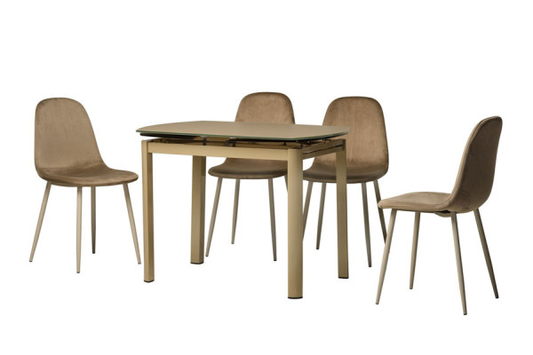 Стол раскладной обеденный Vetro Mebel T-600-2 Кофе мокко-4