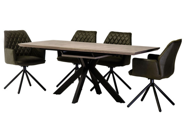 Стол раскладной обеденный Vetro Mebel ТМL-635 Пепельный дуб-11