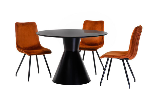 Обеденный стол Vetro Mebel TML-650 Черный-1