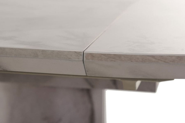 Стіл розкладний обідній Vetro Mebel TML-670 Сірий мармур-4