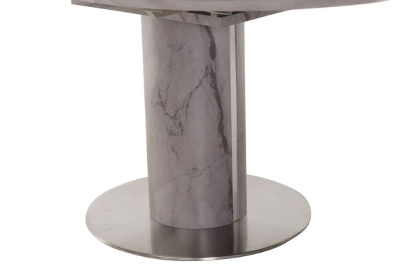 Стіл розкладний обідній Vetro Mebel TML-670 Сірий мармур-3