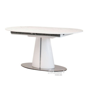 Розкладний обідній стіл Vetro Mebel TML-800 Білий