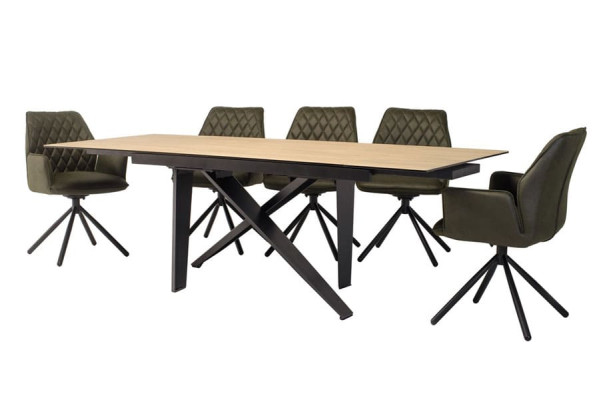 Раскладной обеденный cтол Vetro Mebel TML-810 Вествуд-12