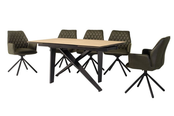 Раскладной обеденный cтол Vetro Mebel TML-810 Вествуд-13