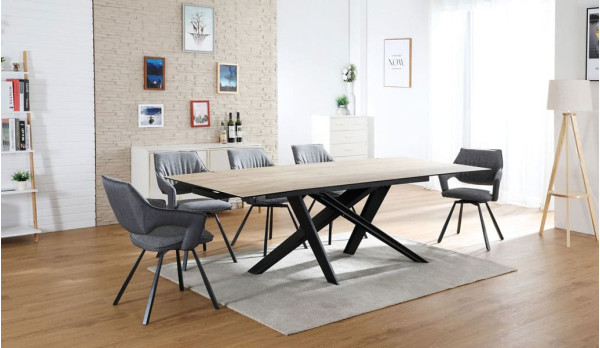 Раскладной обеденный cтол Vetro Mebel TML-810 Вествуд-15