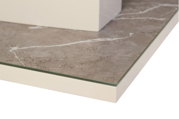 Розкладний обідній стіл Vetro Mebel TM-49 Сірий агат-5