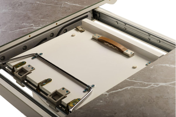 Розкладний обідній стіл Vetro Mebel TM-49 Сірий агат-4