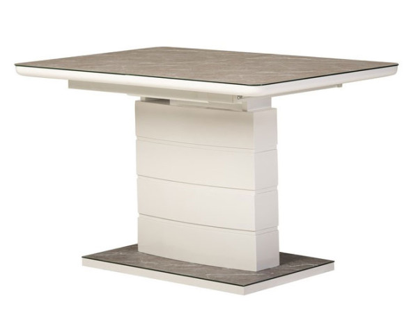 Розкладний обідній стіл Vetro Mebel TM-49 Сірий агат-0