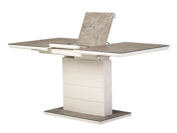 Розкладний обідній стіл Vetro Mebel TM-49 Сірий агат-11