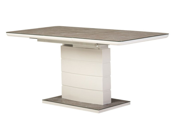 Розкладний обідній стіл Vetro Mebel TM-49 Сірий агат-10