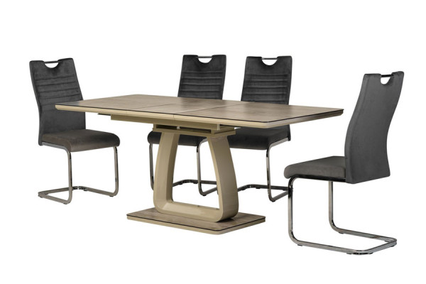 Раскладной обеденный стол Vetro Mebel TML-522 Макиато-7