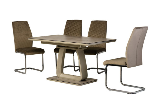 Раскладной обеденный стол Vetro Mebel TML-522 Макиато-4