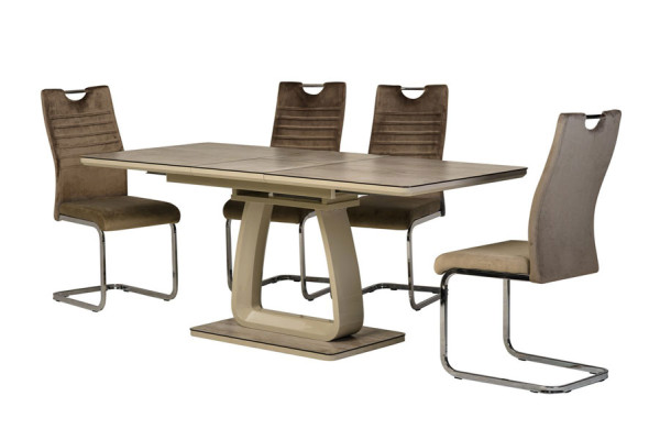 Раскладной обеденный стол Vetro Mebel TML-522 Макиато-9